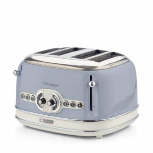 Ariete 00C015605AR0 broodrooster 6 4 snede(n) 1600 W Blauw, Chroom, Wit