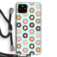 Donuts: Pixel 5a 5G Transparant Hoesje met koord
