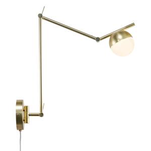 Wandlamp messing 'Contina' Nordlux G9 fitting modern verstelbaar