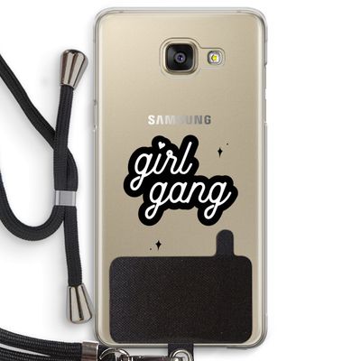 Girl Gang: Samsung Galaxy A5 (2016) Transparant Hoesje met koord