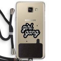 Girl Gang: Samsung Galaxy A5 (2016) Transparant Hoesje met koord