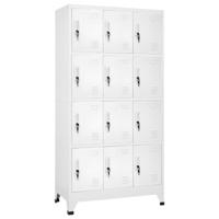 Lockerkast met 12 compartimenten 90x45x180 cm