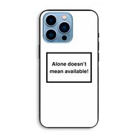 Alone: iPhone 13 Pro Max Biologisch afbreekbaar hoesje