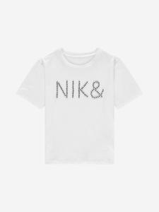 Nik&Nik zomer t-shirt meisjes - off wit - Bella