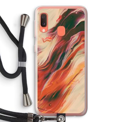 Forgotten Lands: Samsung Galaxy A20e Transparant Hoesje met koord