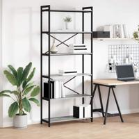 Boekenkast Grijs sonoma 80 x 30 x 188 cm Bewerkt hout