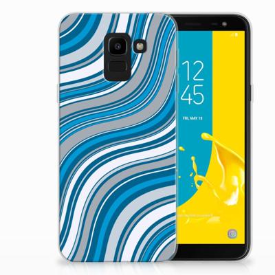 Samsung Galaxy J6 2018 | TPU bumper | Waves Blue
