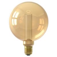 LED Glassfiber Globe lamp G125 220-240V 3,5W 120lm E27 goud 1800K dimbaar - Calex
