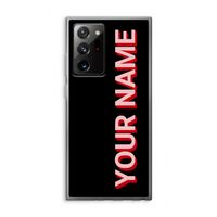 Namecase: Samsung Galaxy Note 20 Ultra / Note 20 Ultra 5G Transparant Hoesje