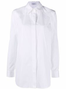 Ferragamo chemise en coton à manches longues - Blanc