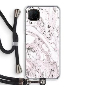 Mengelmoes: Huawei P40 Lite Transparant Hoesje met koord