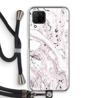 Mengelmoes: Huawei P40 Lite Transparant Hoesje met koord