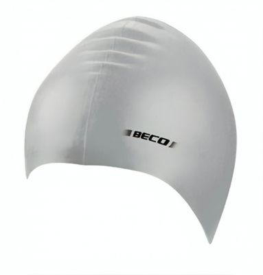 Beco kinder badmuts siliconen junior zilver one size