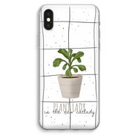 Kamerplant op vensterruit: iPhone XS Max Transparant Hoesje