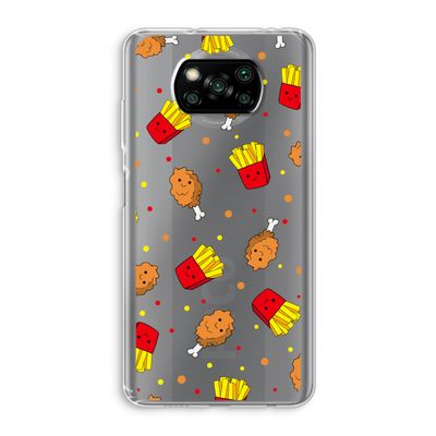 Chicken 'n Fries: Xiaomi Poco X3 NFC Transparant Hoesje
