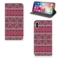 Apple iPhone Xs Max | Hoesje met Magneet | Aztec Paars