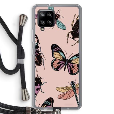 Tiny Bugs: Samsung Galaxy A42 5G Transparant Hoesje met koord