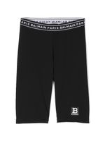 Balmain Kids legging à logo - Noir