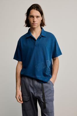 Poloshirt detail - BLUE - L Poloshirt detail - BLUE - L