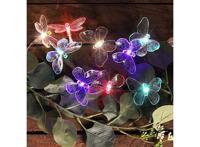 HI Lichtsnoer vlinders - 24 LED Vlinders - 20 cm - thumbnail