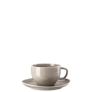 ROSENTHAL - Junto Pearl Grey - Cafe-au-lait-kop 0,40l