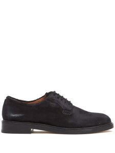 Maison Margiela chaussures oxford en velours - Noir