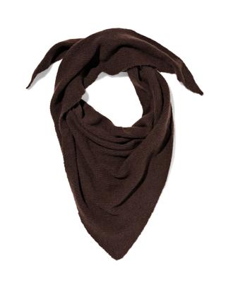 HEMA Damessjaal Triangel 140x65cm Bruin