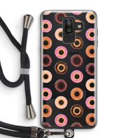 Donuts: Samsung Galaxy J8 (2018) Transparant Hoesje met koord