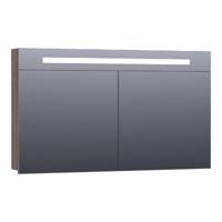 Brauer Promise Spiegelkast - 120 cm - met Directe Verlichting - 2 Enkelzijdige Spiegeldeuren - Grove