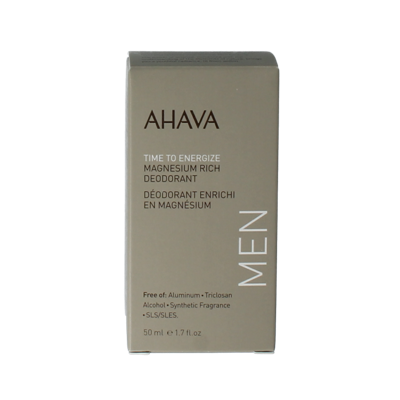 Men deodorant roll on magnesium rich 50 Milliliter