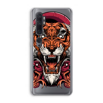 Tiger and Rattlesnakes: Xiaomi Mi Note 10 Transparant Hoesje