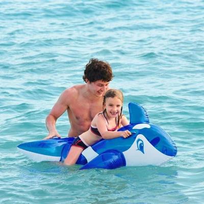 Opblaasbare Walvis 145 x 80cm PVC Blauw