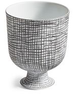 Cassina vase Post Scriptum en porcelaine - Noir - thumbnail