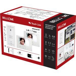 Bellcome Advanced 7 Video-Kit 2 Familie Complete set voor Video-deurintercom Kabelgebonden 14-delig Wit