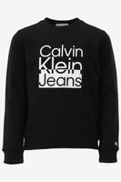 Calvin klein sweater box logo sweatshirt maat 116/6J - thumbnail