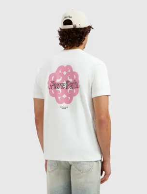 Pure Path Bold Emblem T-Shirt Heren Gebroken Wit - Maat S - Kleur: Gebroken Wit | Soccerfanshop Pure Path Bold Emblem T-Shirt Heren Gebroken Wit - Maat S - Kleur: Gebroken Wit | Soccerfanshop