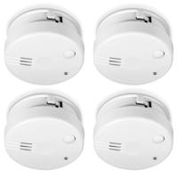 Alecto SA-100 4-PACK - Mini rookmelder met 5 jaar batterij, 4 pack