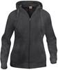 Clique 021035 Basic Hoody Full zip ladies - Antraciet Melange - S