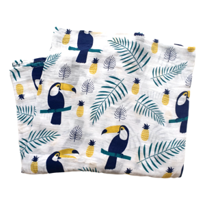 Swaddle hydrofiele doek - Toucan