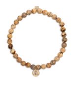 Sydney Evan bracelet Buddha en or 14ct à perles - Marron - thumbnail