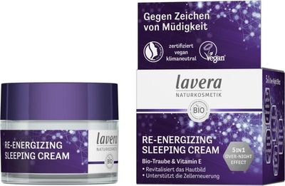 Lavera Re-energizing sleeping cream/nachtcreme bio FR-DE (50 ml)