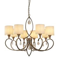 Searchlight Klassieke hanglampAlberto 8-lichts antiek brons - 1608-8AB
