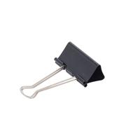 Papierklem maul 213 foldback 50mm zwart 12 stuks