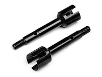 Rear axle shaft 5x6x42mm (black/2pcs)