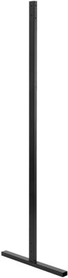STANDAARD 175CM DUBBEL ZWART (1337)