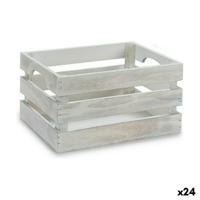 Decoratieve Doos Gift Decor Wit Populier Populierenhout (24 Stuks)