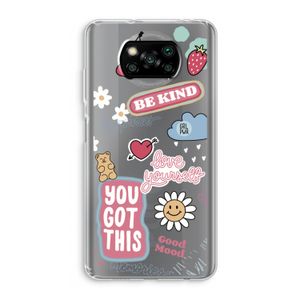 Positivity: Xiaomi Poco X3 NFC Transparant Hoesje