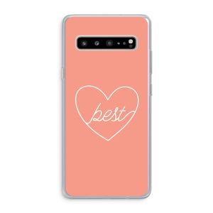 Best heart: Samsung Galaxy S10 5G Transparant Hoesje