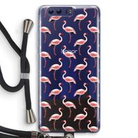 Flamingoprint groen: Honor 9 Transparant Hoesje met koord Flamingoprint groen: Honor 9 Transparant Hoesje met koord