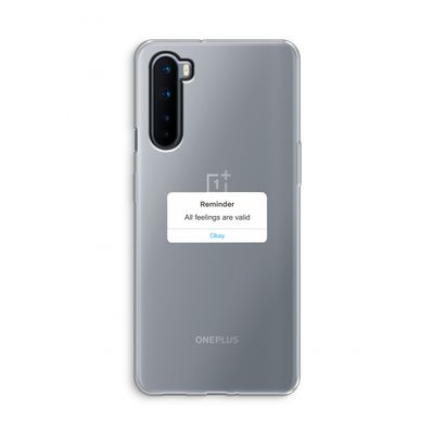 Reminder: OnePlus Nord Transparant Hoesje